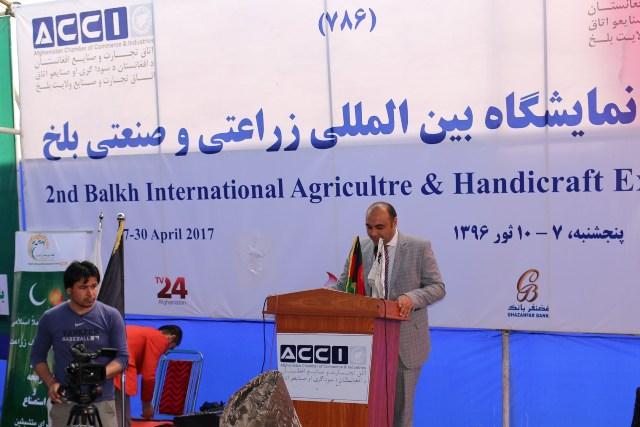 International Business Exhibition for Agriculture and Handicrafts Opens in Mazar-e Sharif