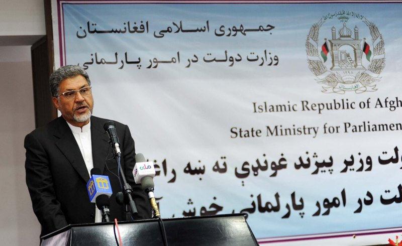 Farooq Wardak in a special ceremony appointed the State Minister of Parliamentary affairs