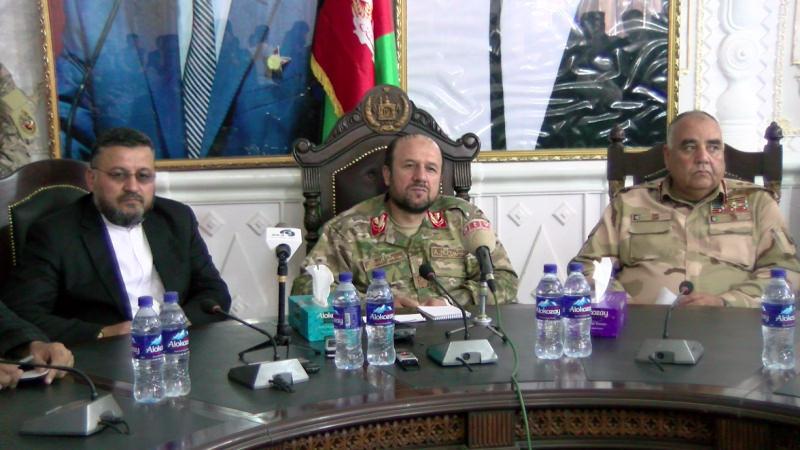 Jahid and other Officials in Faryab