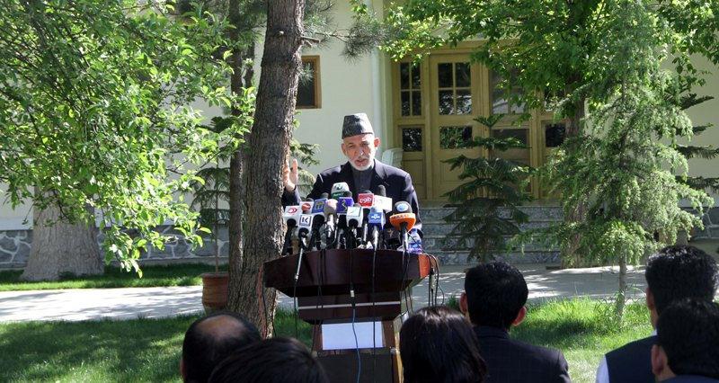 Hamid Karzai in Press Conference