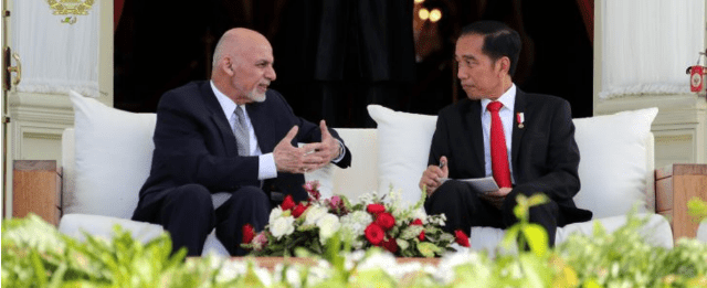 ريیس ‌جمهور غنی با ريیس‌ جمهور اندونیزیا دیدار کرد
