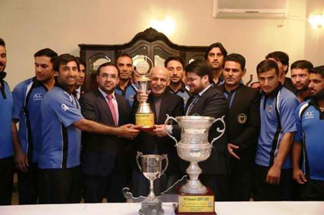 President Ghani all praise for Afghan cricketers