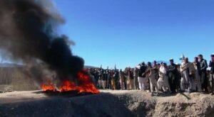 Protestors want work on Gardez-Zurmat road resumed