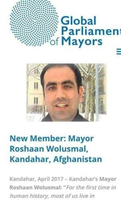 Kandahar mayor gets GPM membership