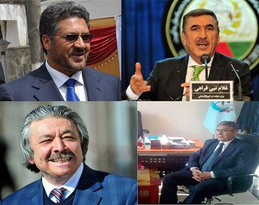 وزرای دولت در امور پارلمانی و امورتوریزم، نامزدوزیر وزارت کار و والی سمنگان معرفی شدند