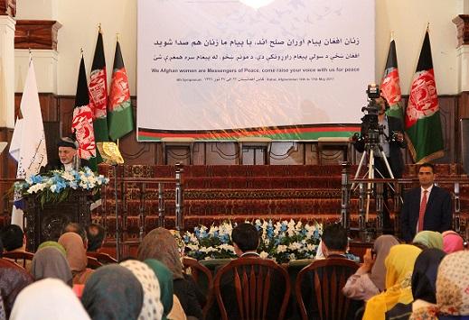 Women’s role in peace process vital, says Ghani