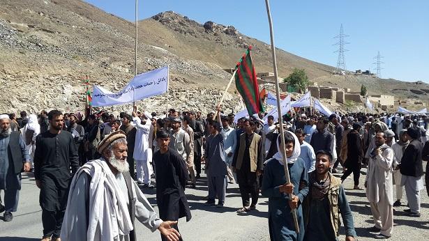 Logar residents take to the streets against land grab