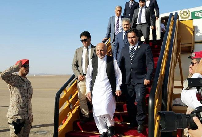 Ghani arrives in Kazakhstan to attend SCO summit