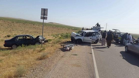 2 killed, 10 wounded in Faryab road crash