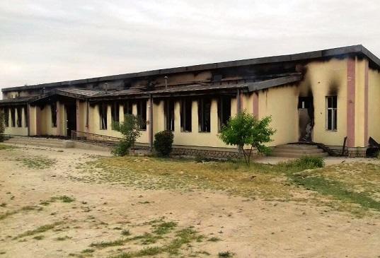 Girls’ school set alight; Taliban deny involvement