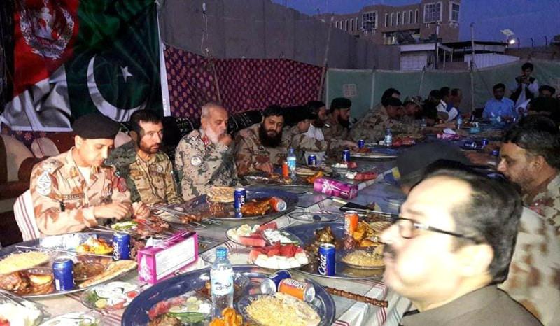 Pak-Afghan Border Police Joint Iftar Party