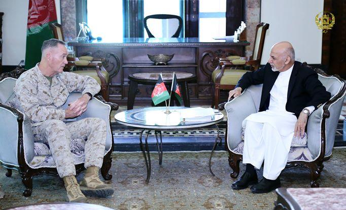Dunford in Kabul to assess security, suggest surge size