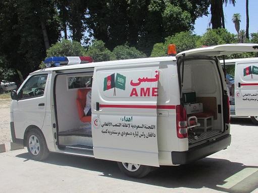 Saudi donates 4 ambulances to Nangarhar health deptt