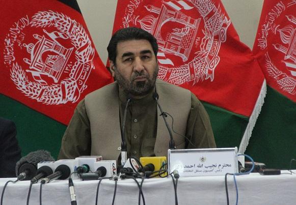 نجیب الله احمدزی رییس کمیسیون مستقل انتخابات،کابل