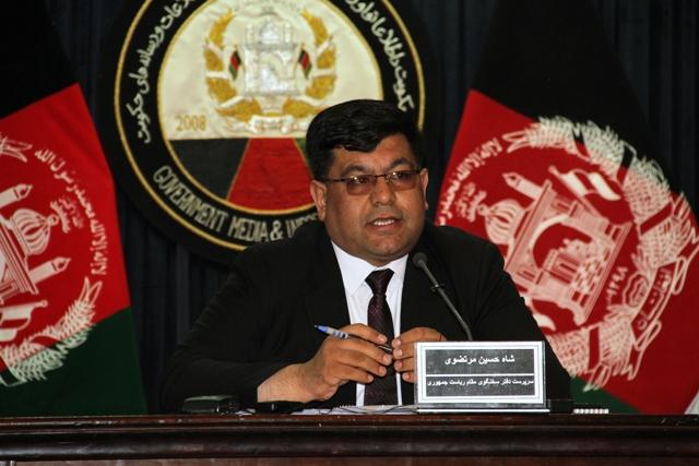 مرتضوی سرپرست دفتر سخنگوی ریاست جمهوری،کابل