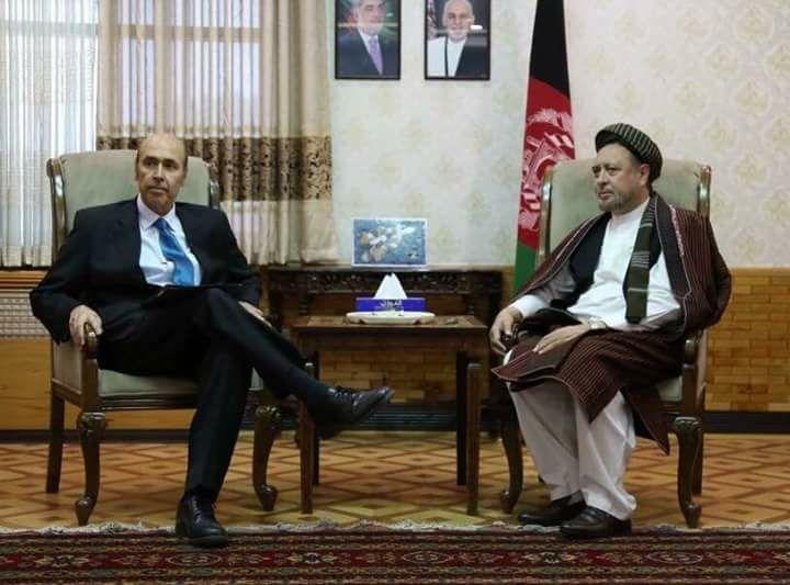 US envoy, Mohaqiq discuss deal on unity govt