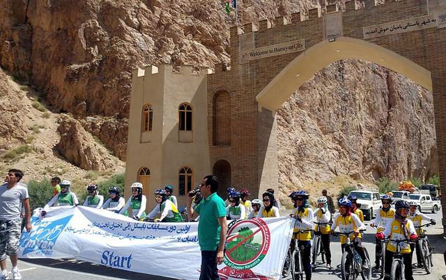 Women Biking Competition in Bamyan
