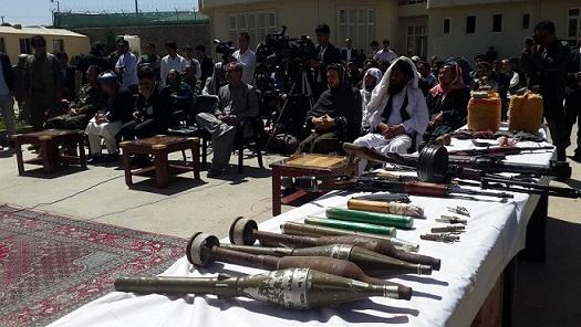 11-member rebel group renounce insurgency in Bamyan