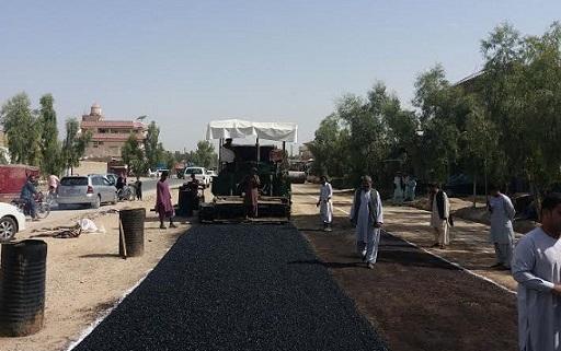 Work on 5-kilometer Lashkargah road kicks off