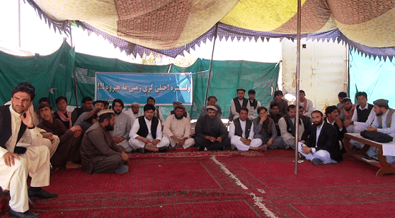 پکـتيا کې د معترضينو  تحصن درېيمې ورځې ته وغځېد