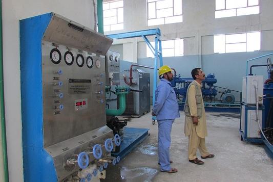 Oxygen producing plant inaugurated in Nangarhar