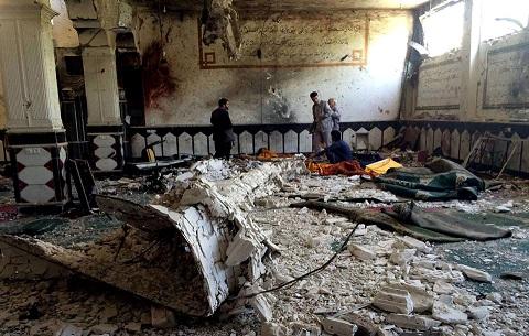 شمار جان باختگان حمله انتحاری در مسجد جوادیه هرات به ۳۳ تن رسید