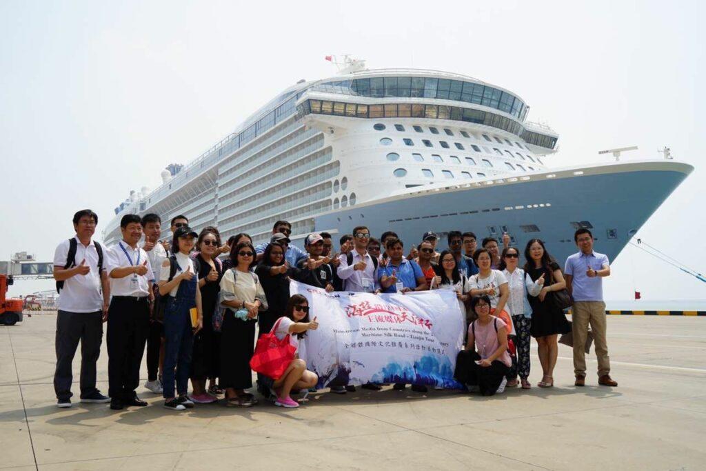 Cruise ship travelling on the rise in China
