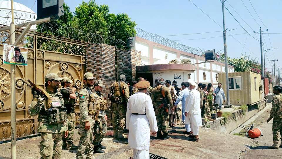 2 guards killed as bombers strike Haji Qadir’s home