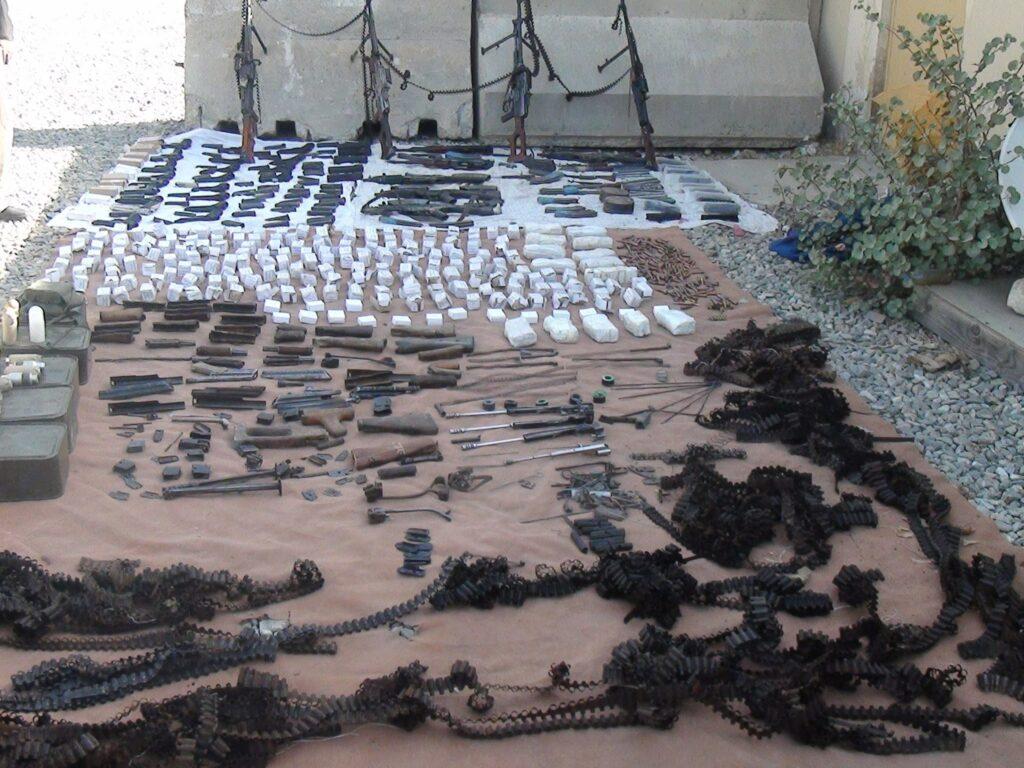 Weapons, ammunition seized in Parwan raid