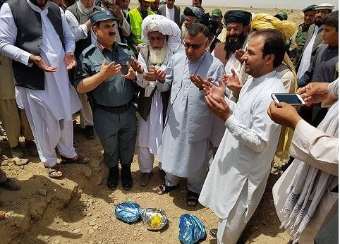 په لوګر کې د درېيو کانالونو او يوه سړک د جوړېدو چارې پيل شوې