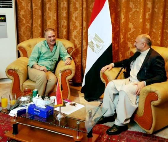 Atmar meets Iraqi ambassador after attack