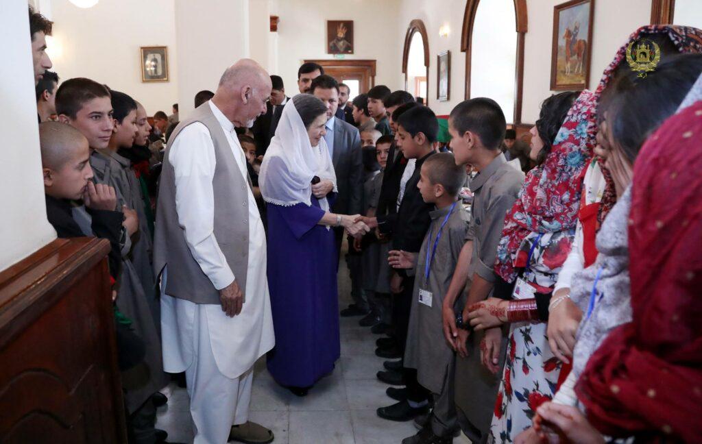 Meeting you strengthen our resolve, Ghani tells orphan children