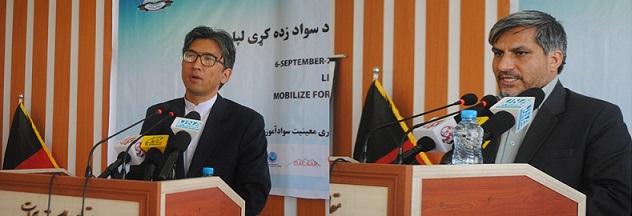 بیش از نيم باشندگان هرات از نعمت سواد محروم اند