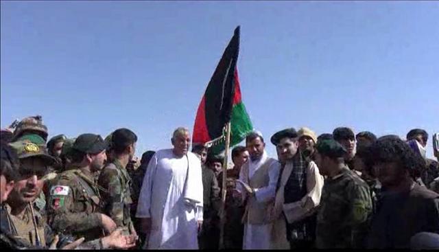 Afghan Flag in Ghorak district, Kandahar