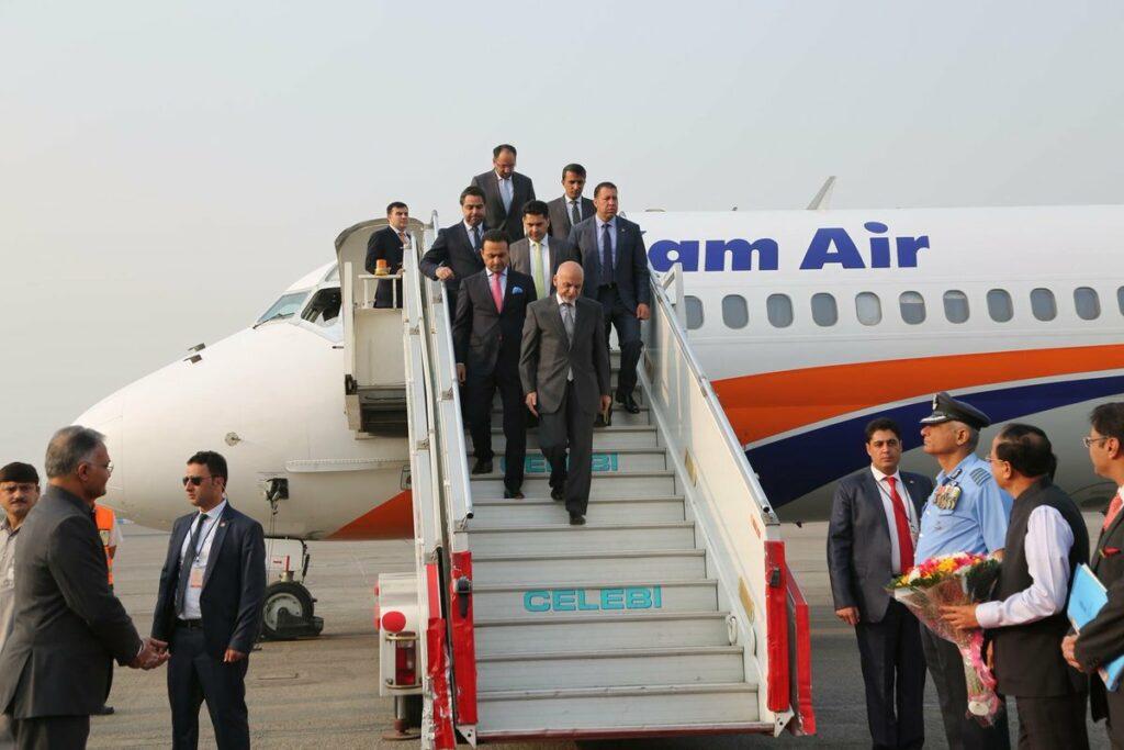 رئیس جمهور غنی عازم هند شد