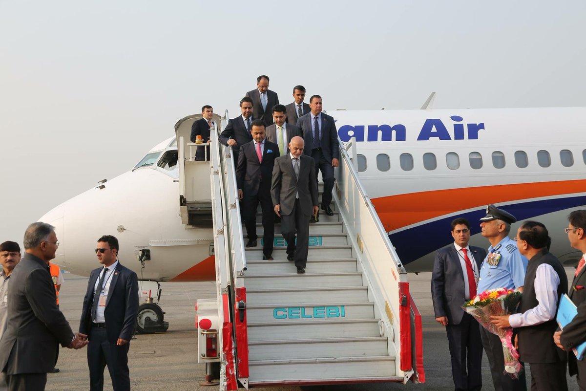 رئیس جمهور غنی عازم هند شد