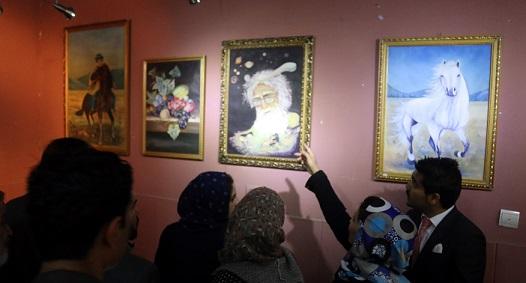 نمايشگاه يک روزۀ نقاشى در نگارستان ملى برگزار شد