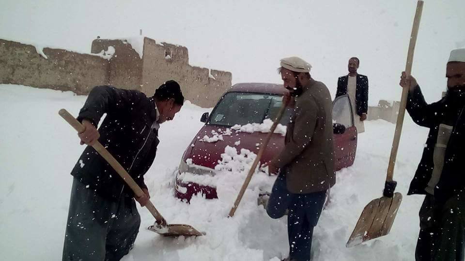 Some Ghazni districts get 1st snowfall