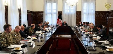 جلسه سرقوماندانی اعلی قوای مسلح ،کابل