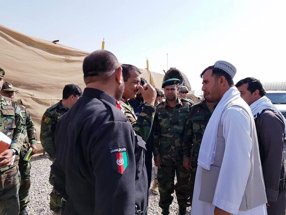 Officials in Maiwand district, Qandhar