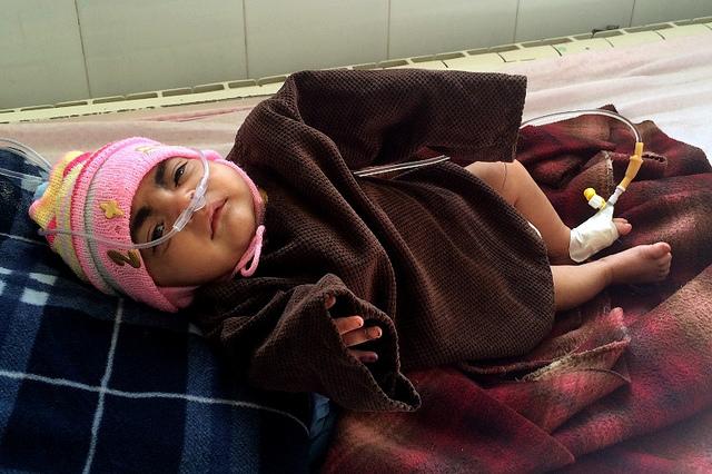 Pneumonia suffering Child, Herat