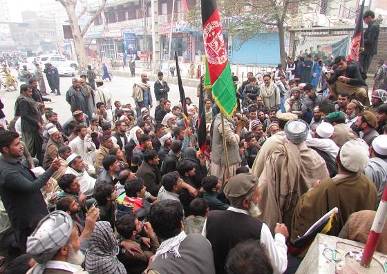 Protesters accuse Nangarhar PC member of land grabbing