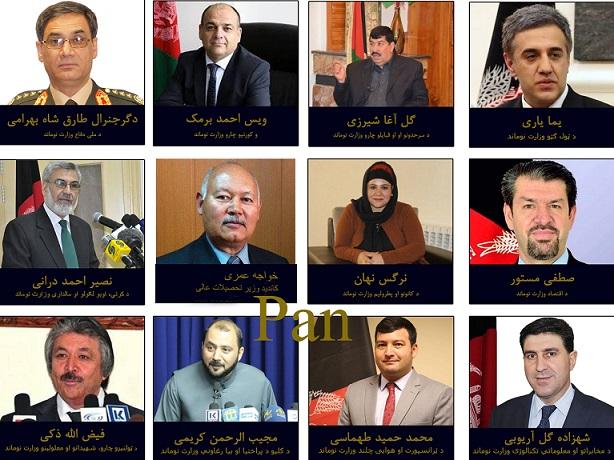 A dozen cabinet picks introduced to Wolesi Jirga for trust vote