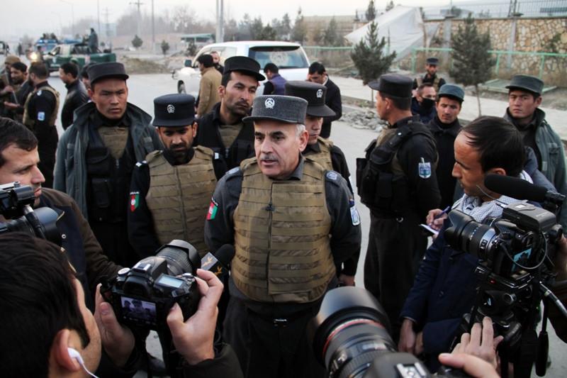 Officials in Attack Scene, Kabul