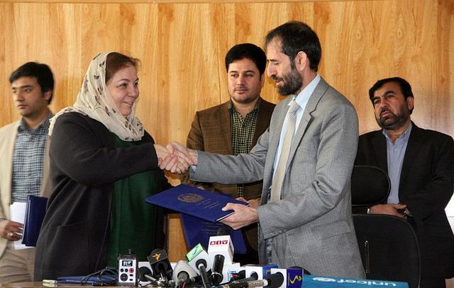 UNICEF and Ministry of Education agreements signing ceremony, Kabul