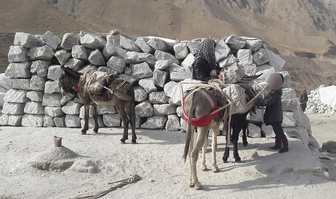 Many bonded child laborers work in Takhar salt mine
