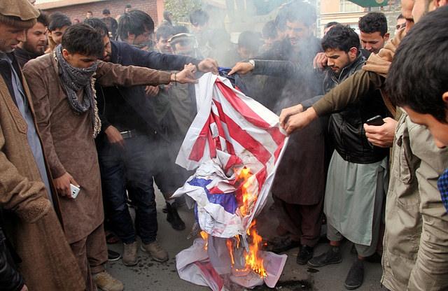 Anti US and Israel Protests, Kabul