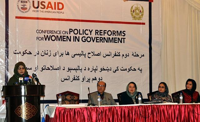 Policy Reforms for women in Govt conference, Kabul