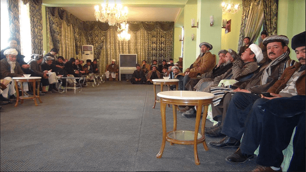 ده ها تن در ولايت جوزجان از عطامحمد نور حمايت کردند