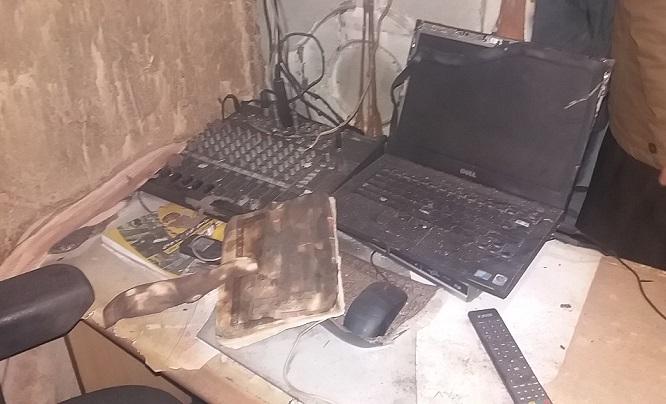 Private radio station set on fire in Ghor